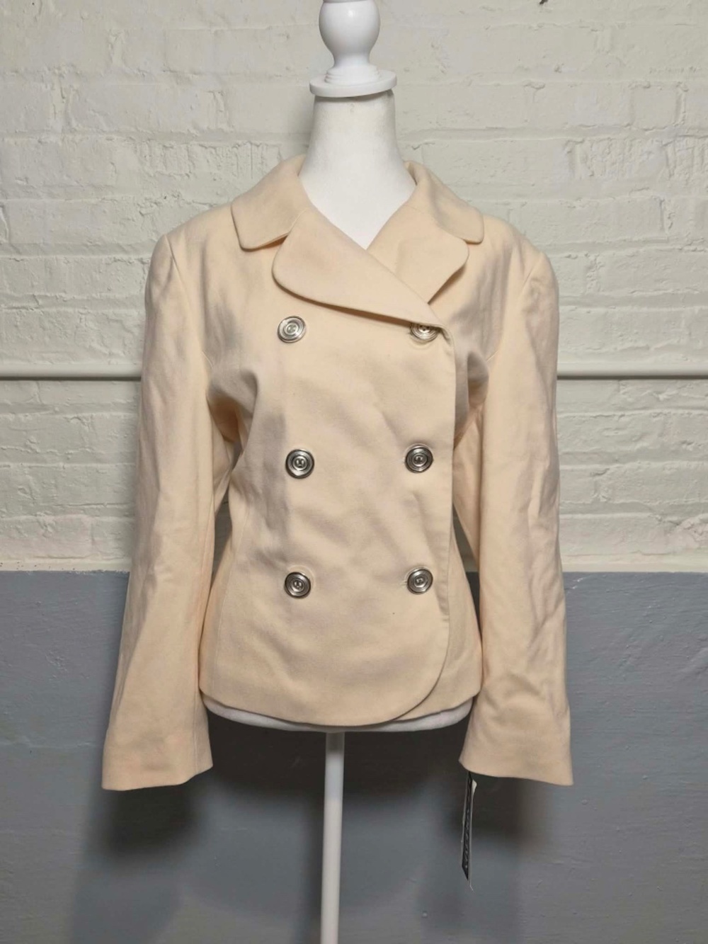 Pendleton Classic Women's NWT Corpcore 100% Virgin Wool Cream Blazer US 14 READ